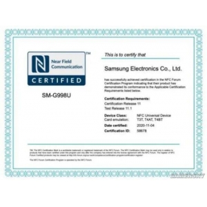 三星Galaxy S21已獲NFC認證 預(yù)計明年1月發(fā)布